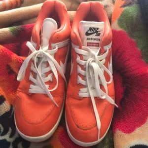 Supreme Nike Air Force 2 Orange